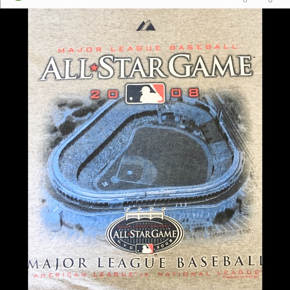 Vintage Ny All Stars Major League Baseball Tee L